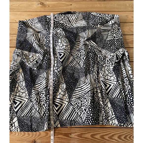 NWT Attitudes by Renee Button Front Printed Shirt Jacket Size 3X Women’s Black - Picture 6 of 8